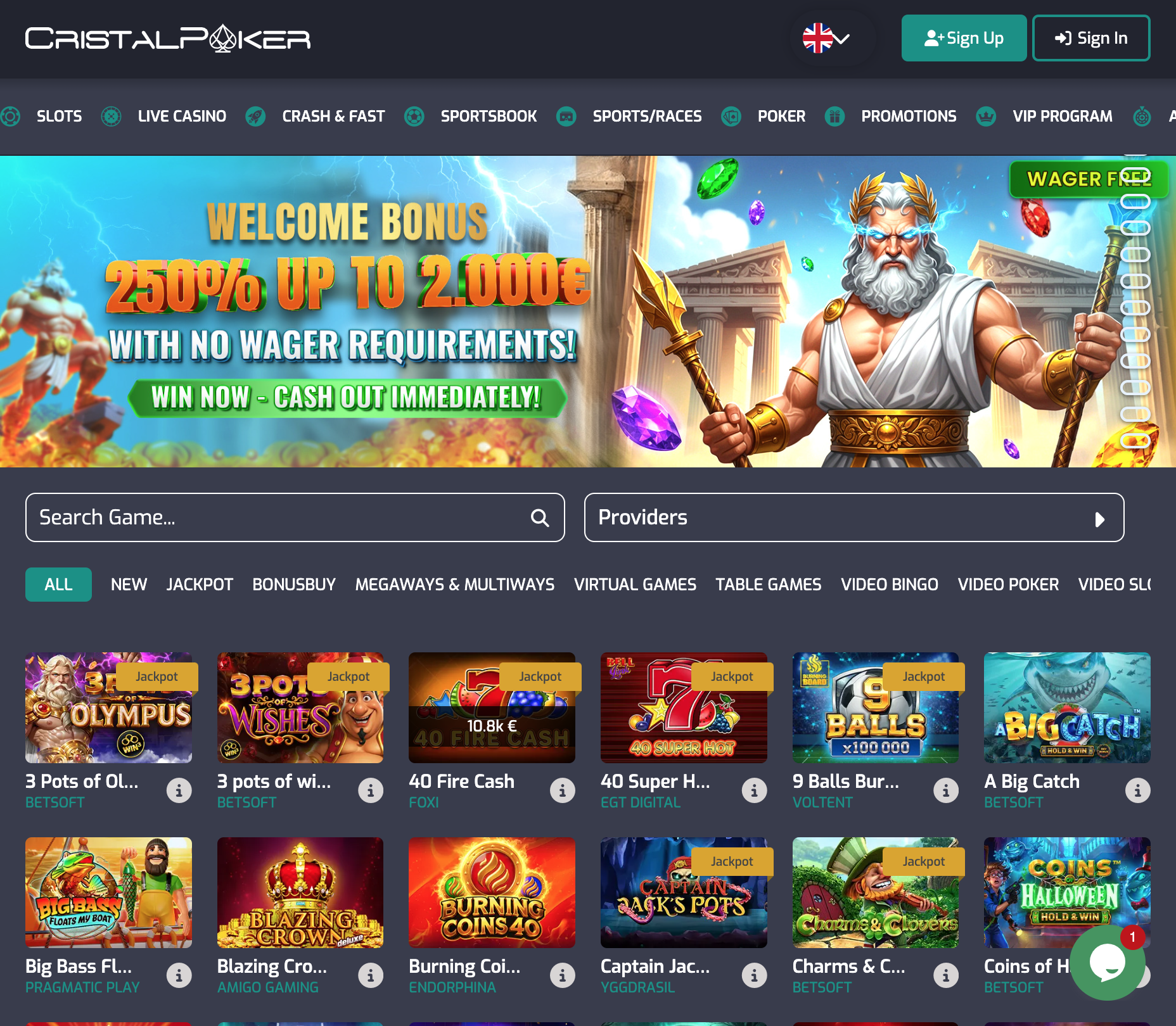 Cristal Poker Casino 1